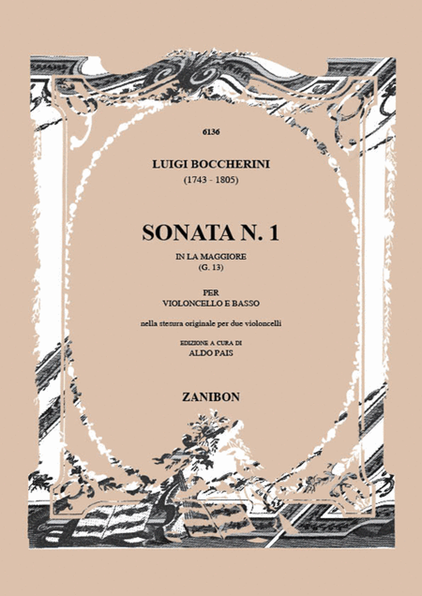 Sonata N. 1 In La Magg. G.13