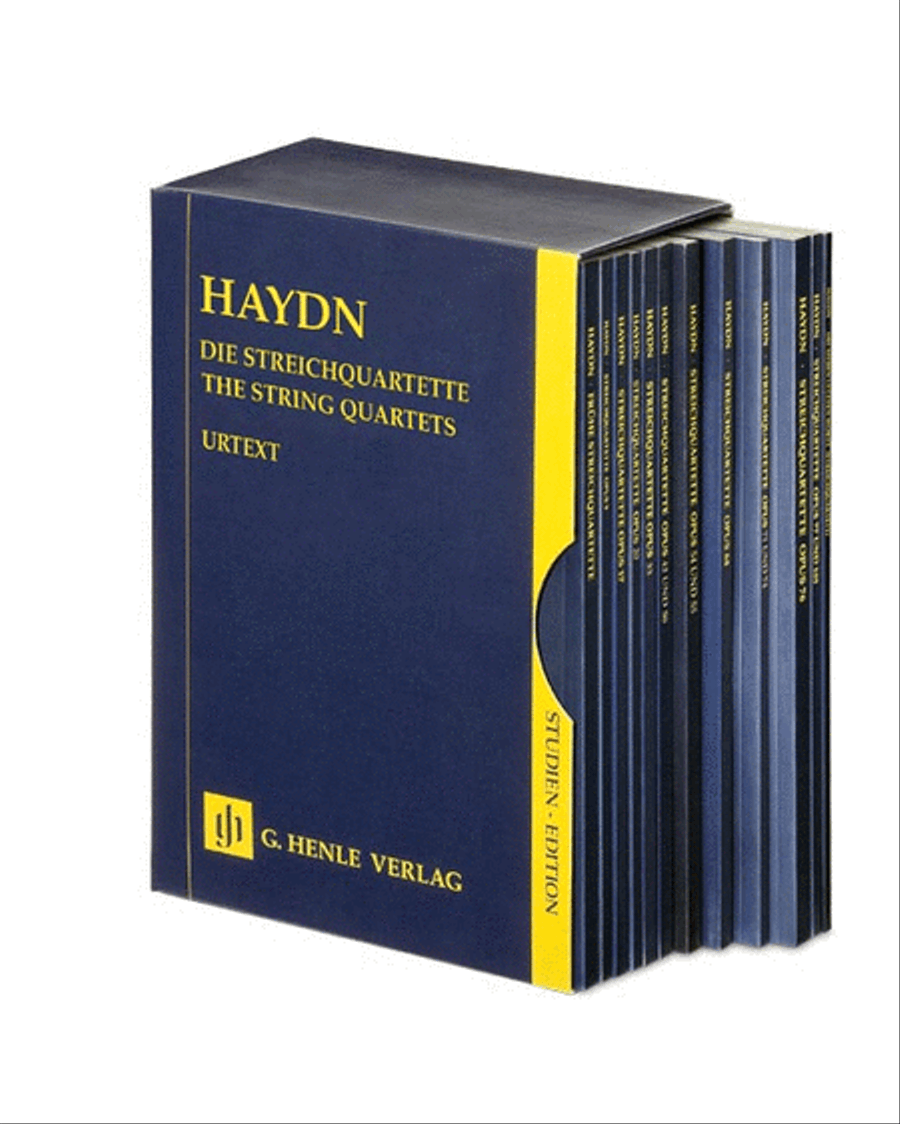 Joseph Haydn: The String Quartets - 12 Volumes In A Slipcase String Quartet scores gallery preview page 1