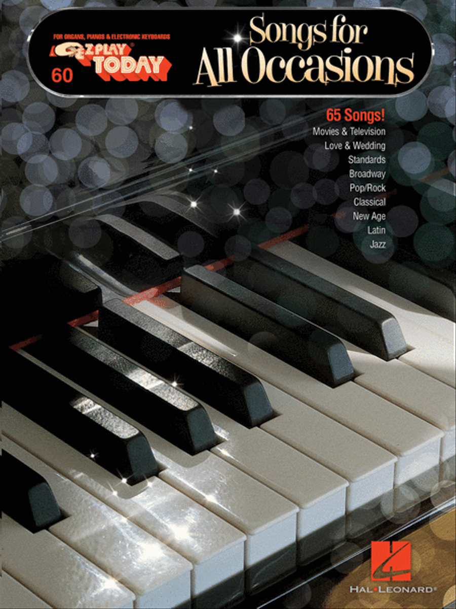 Songs for All Occasions Electronic Keyboard scores gallery preview page 1