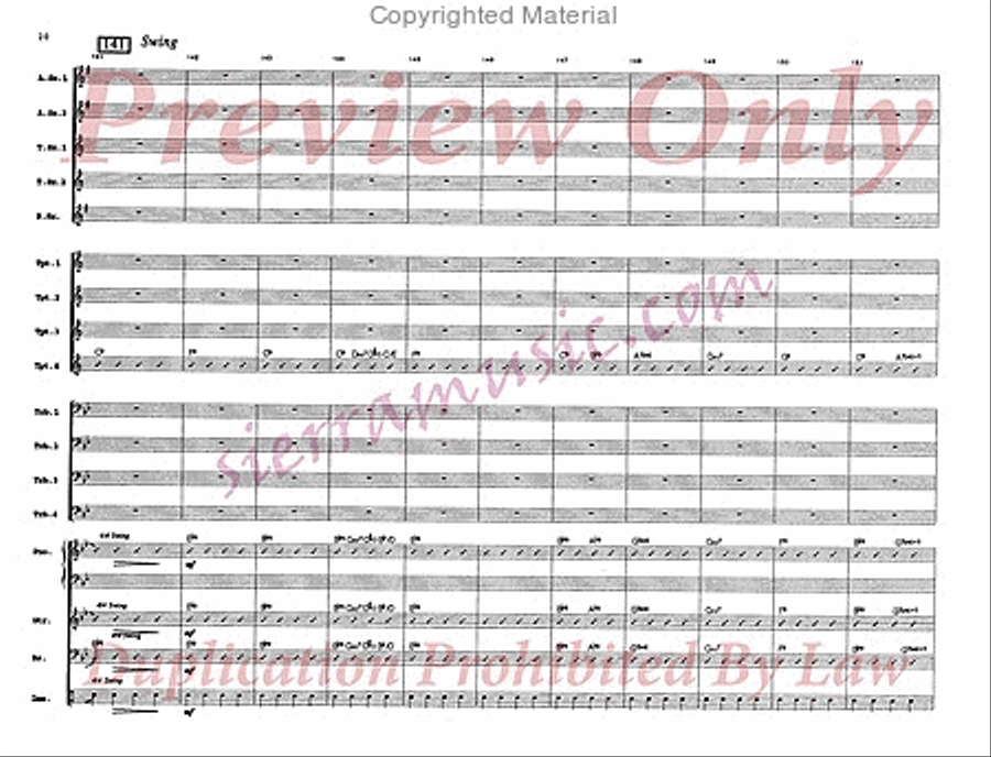 Keystone Shuffle Big Band scores gallery preview page 21
