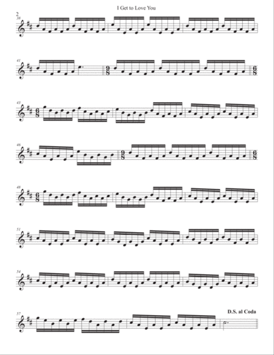 I Get To Love You String Quartet scores gallery preview page 6