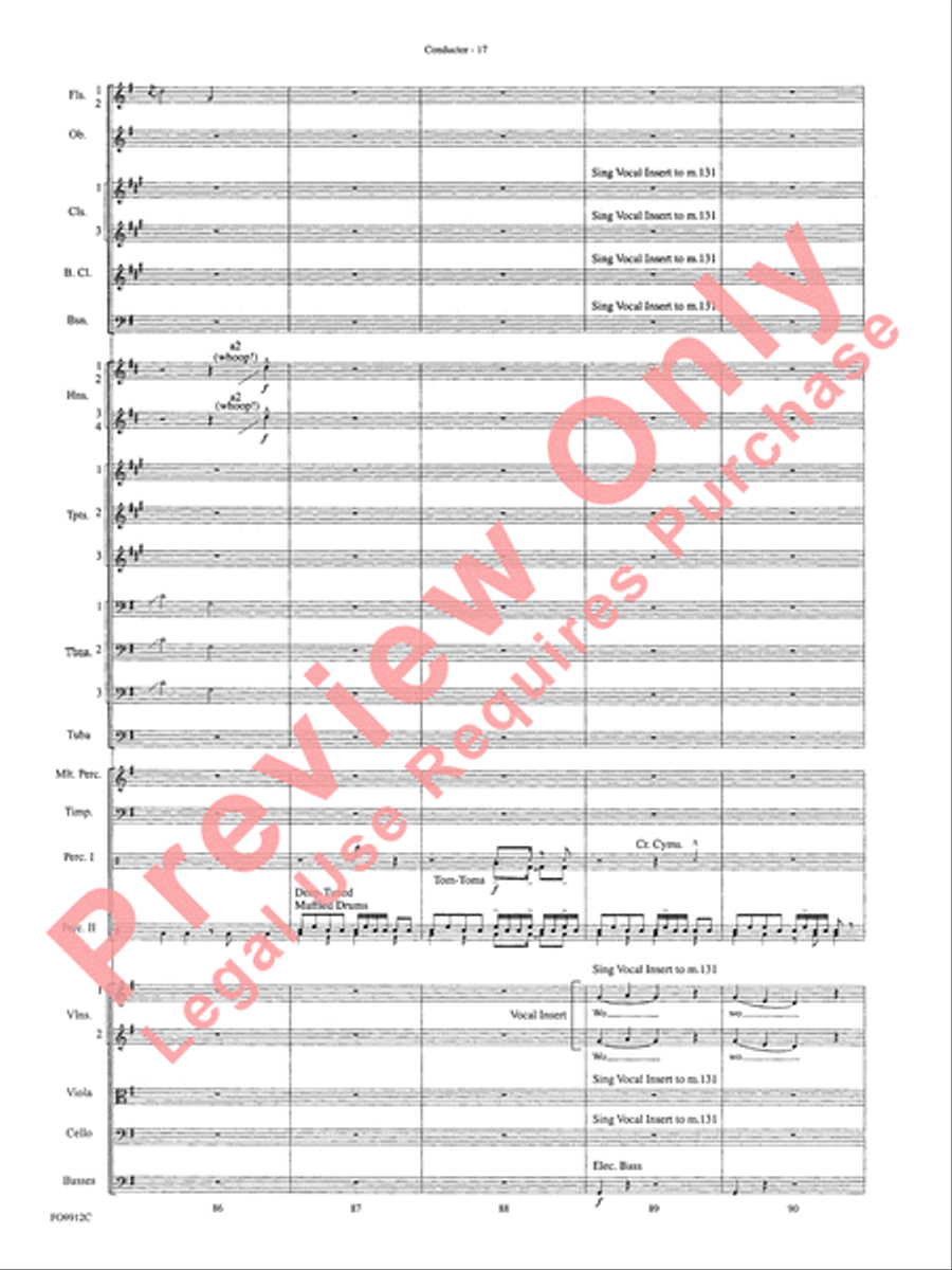 Selections from Star Wars: Episode I The Phantom Menace Full Orchestra scores gallery preview page 19