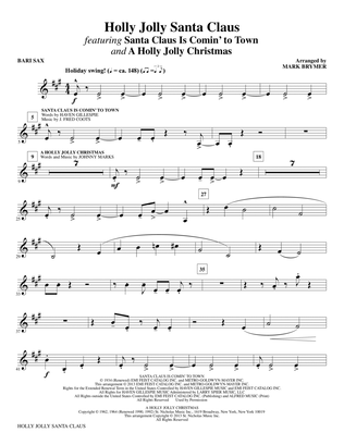 Holly Jolly Santa Claus - Baritone Sax