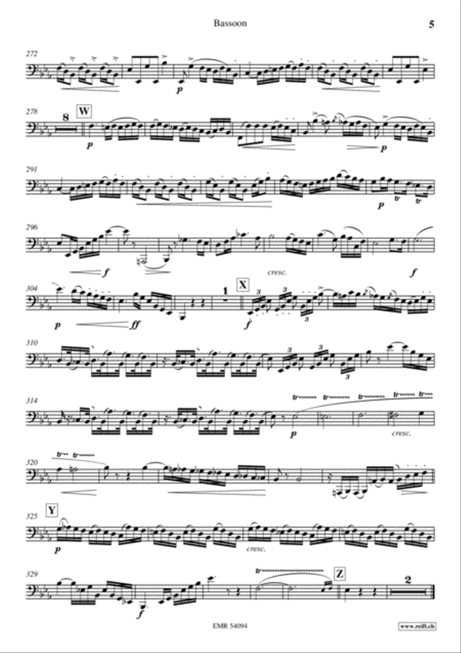 Concertino Eb Minor Concertino Eb Minor Bassoon Solo scores gallery preview page 6