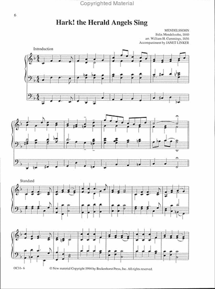 The Last Verse for Christmas Organ scores gallery preview page 4