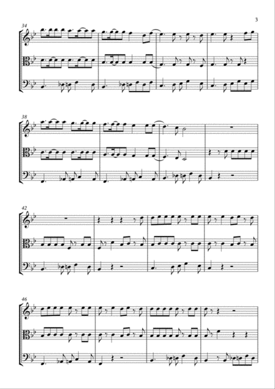 All About That Bass All About That Bass String Quartet scores gallery preview page 3
