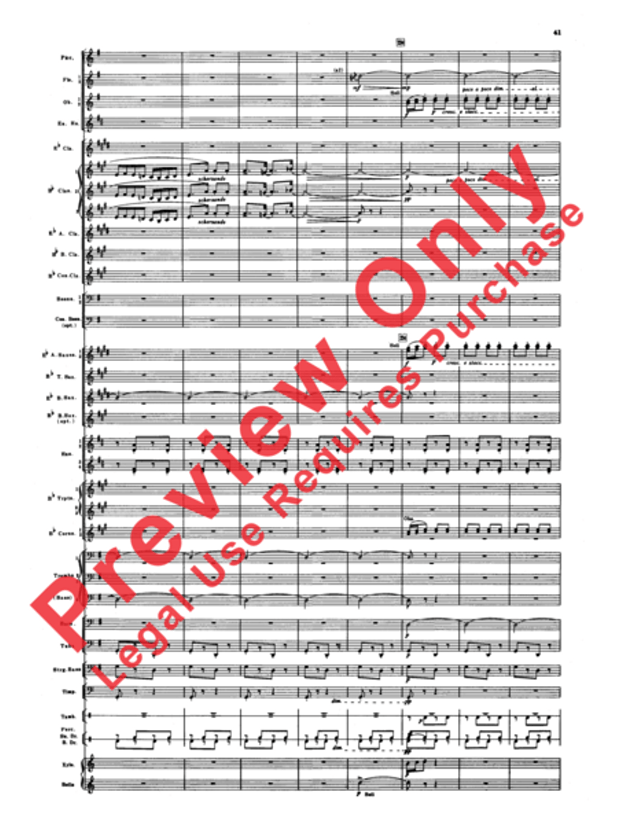 Armenian Dances, Part 1 Armenian Dances, Part 1 Concert Band scores gallery preview page 42