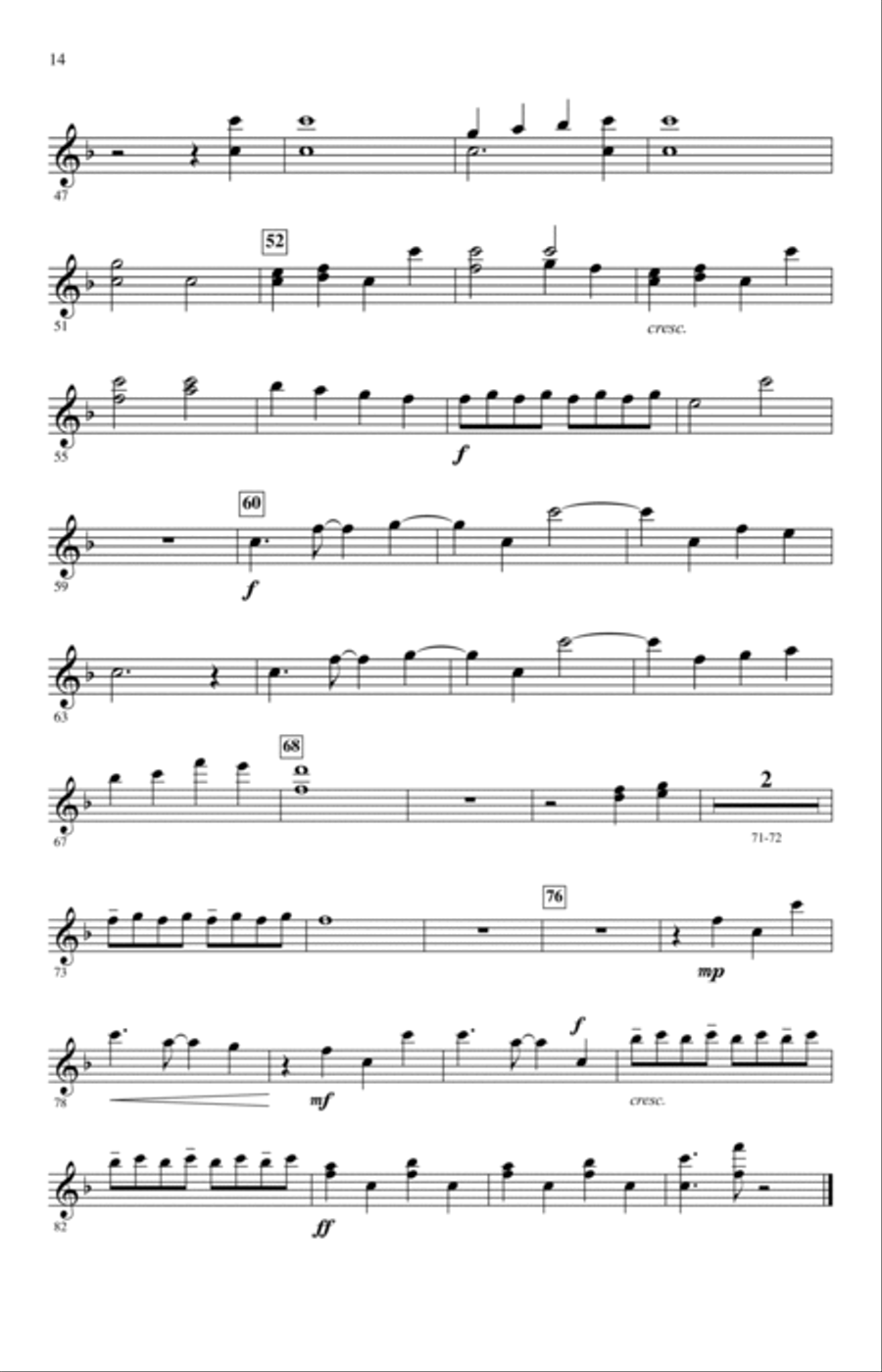 Ring Out, Wild Bells 3-Part scores gallery preview page 13