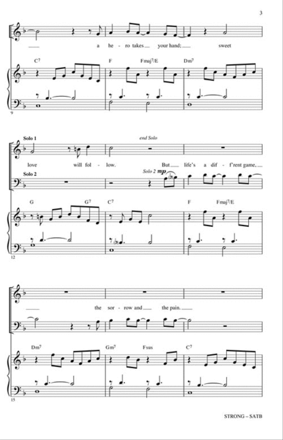 Strong (from Cinderella) Choir scores gallery preview page 3