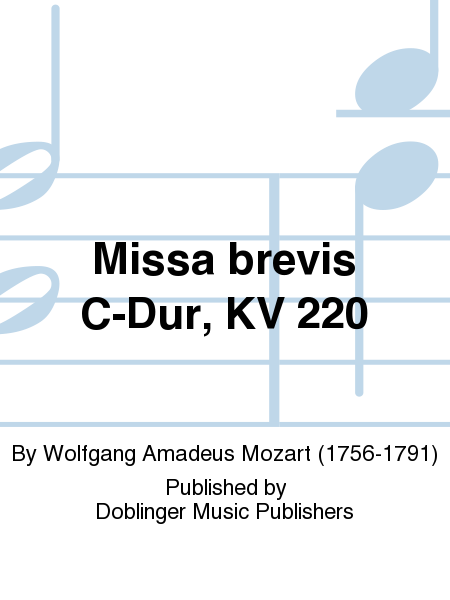Missa brevis C-Dur, KV 220