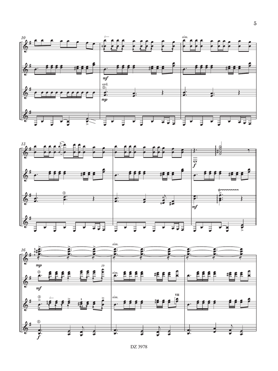 Khorovod, Op. 24 bis Guitar Ensemble - Digital Sheet Music page 6