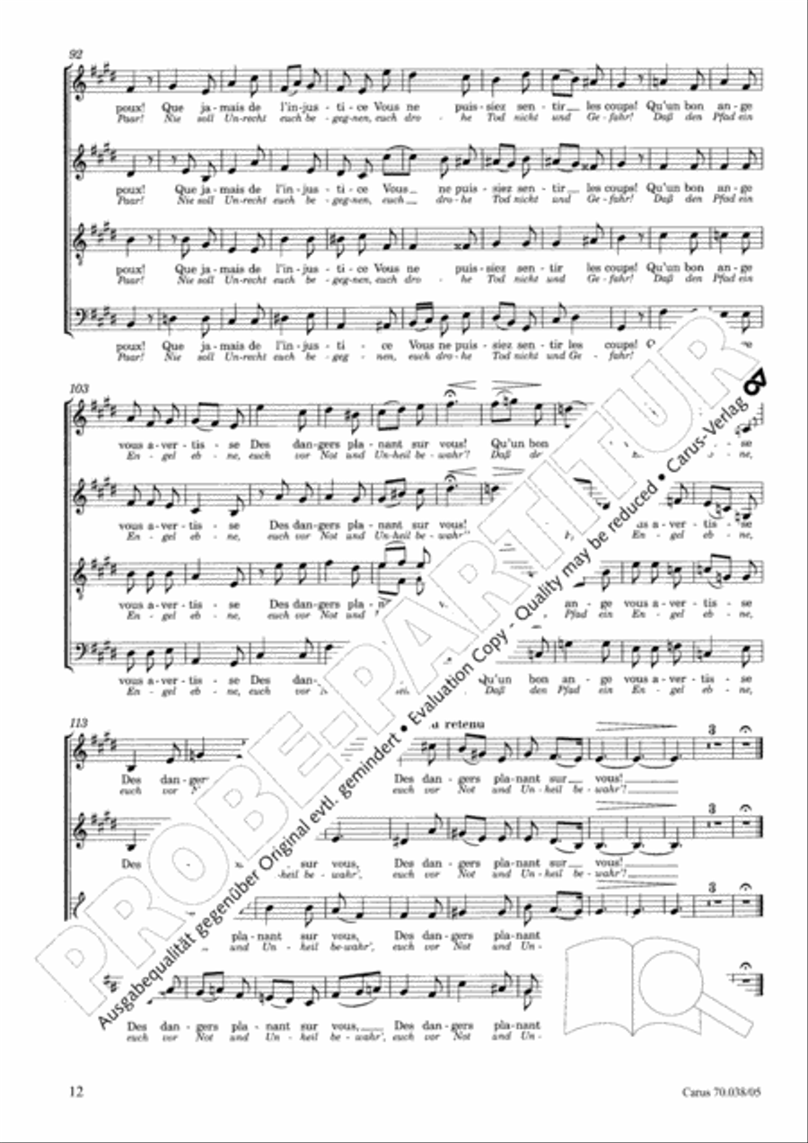 L'Enfance du Christ L'Enfance du Christ 4-Part scores gallery preview page 13