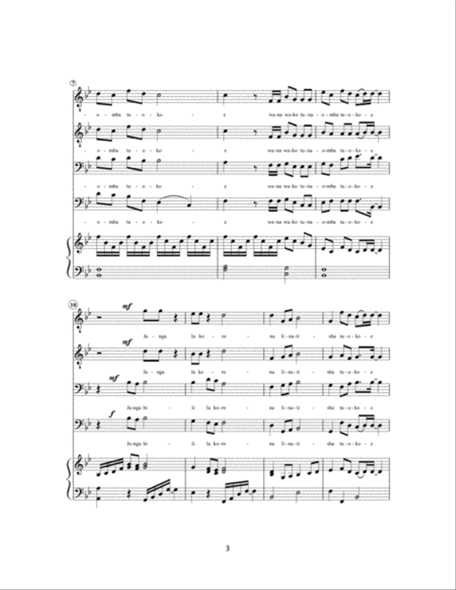 We Shall Overcome Covid 19 TTBB scores gallery preview page 3