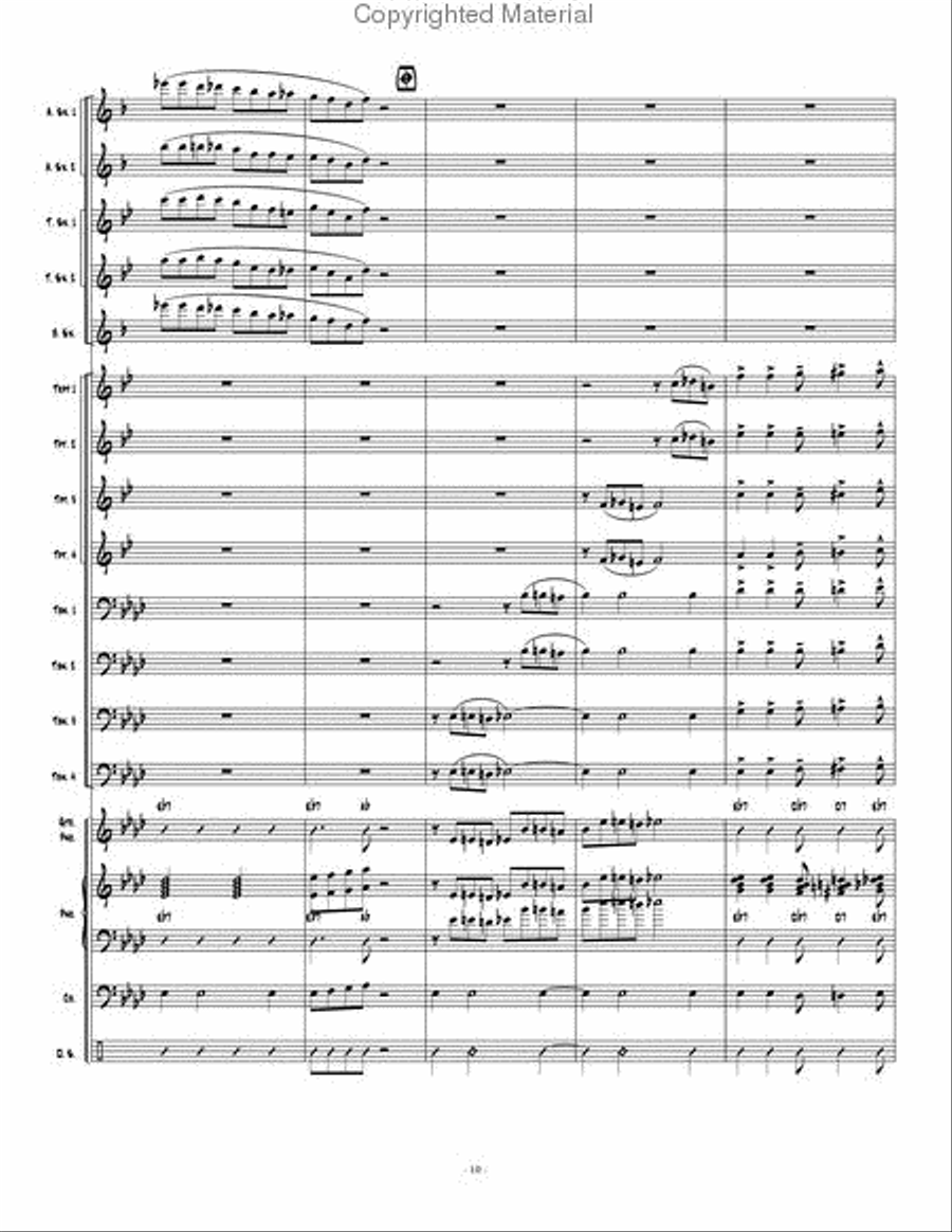 Don't Get Caught Jazz Ensemble scores gallery preview page 13