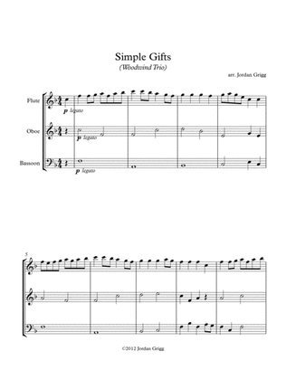 Simple Gifts (Woodwind Trio)