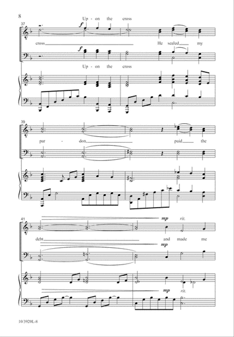 He Keeps Me Singing TTBB scores gallery preview page 9