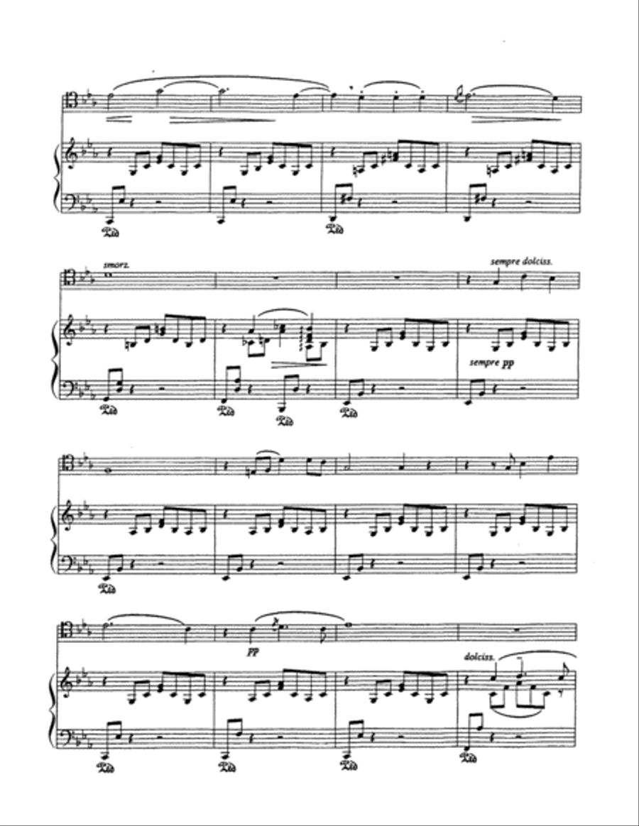 Oh, Quand je Dors Euphonium scores gallery preview page 4