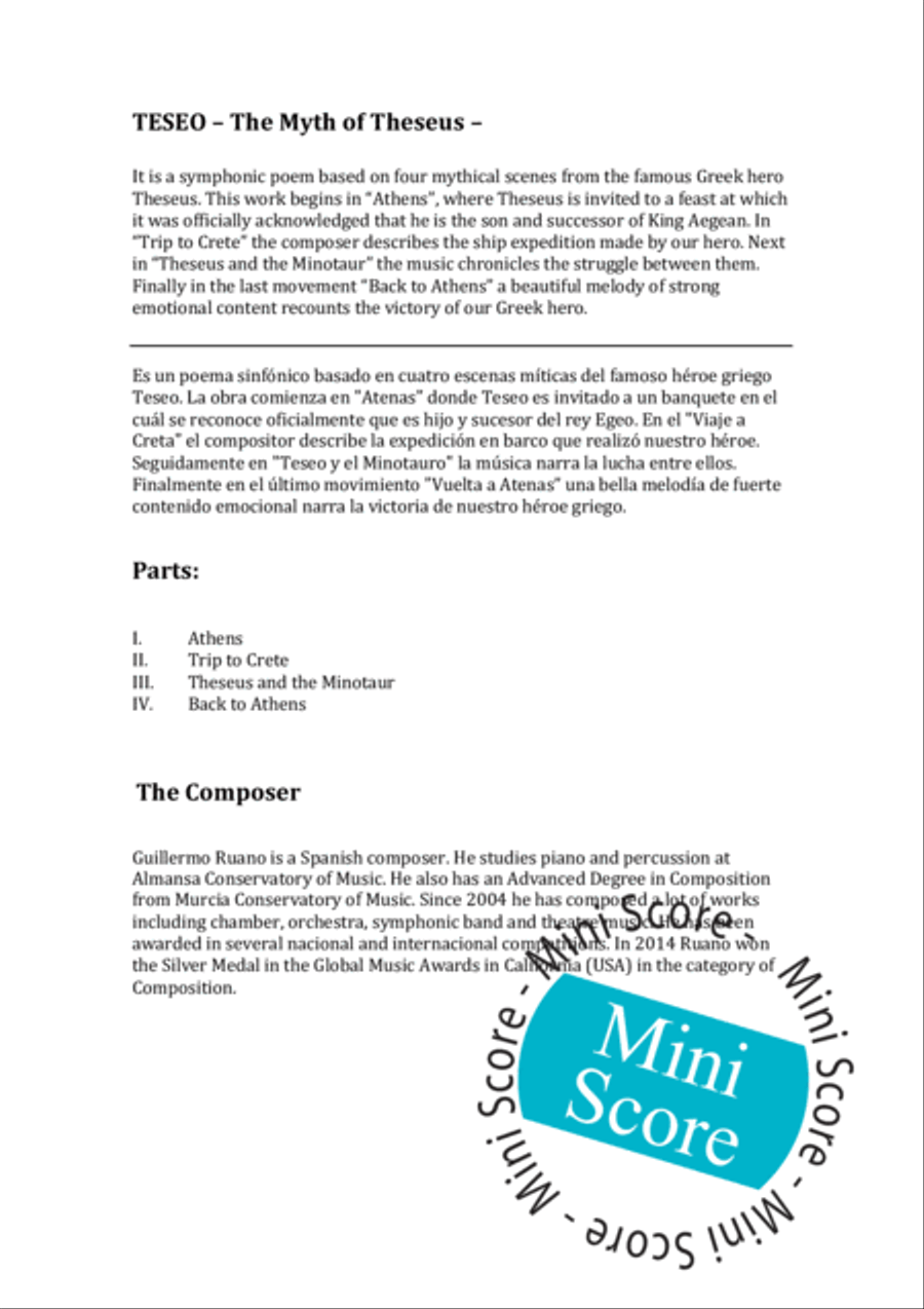 TESEO Concert Band scores gallery preview page 5
