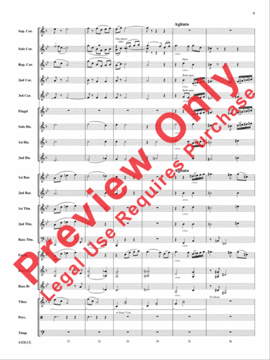 Alone Yet Not Alone (from Alone Yet Not Alone) Concert Band scores gallery preview page 10