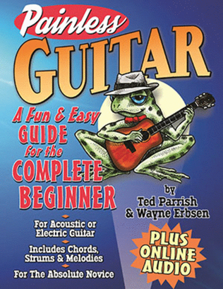 Book cover for Painless Guitar-A Fun & Easy Guide for the Complete Beginner