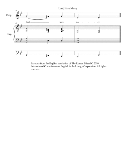 Mass of Divine Mercy (Full Score and Parts) image number null