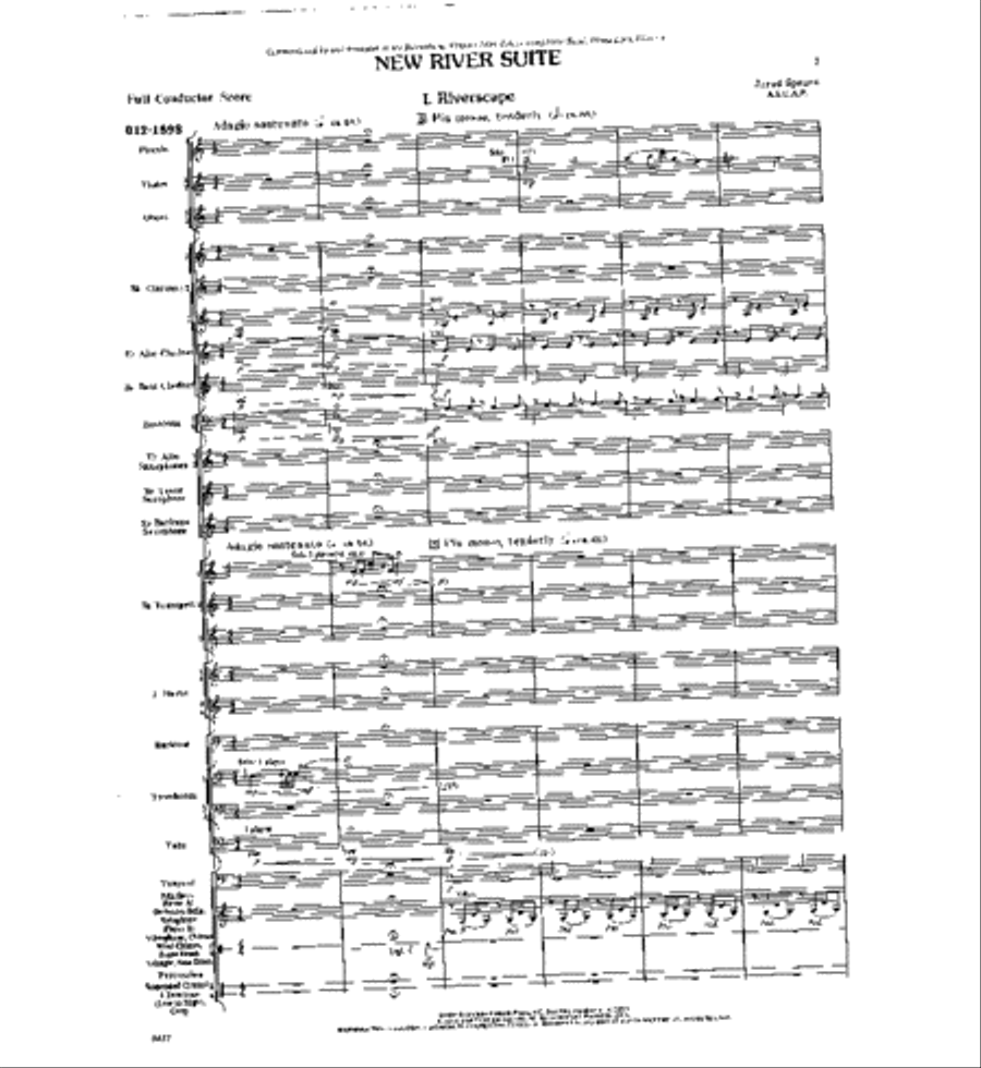 New River Suite New River Suite Concert Band scores gallery preview page 2