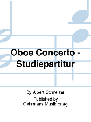 Oboe Concerto - Studiepartitur