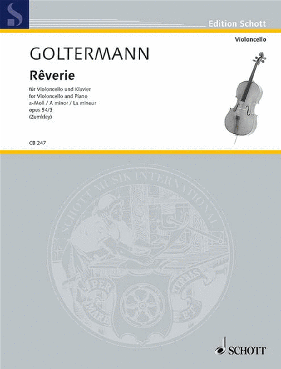 Rêverie A minor Piano Accompaniment scores gallery preview page 1