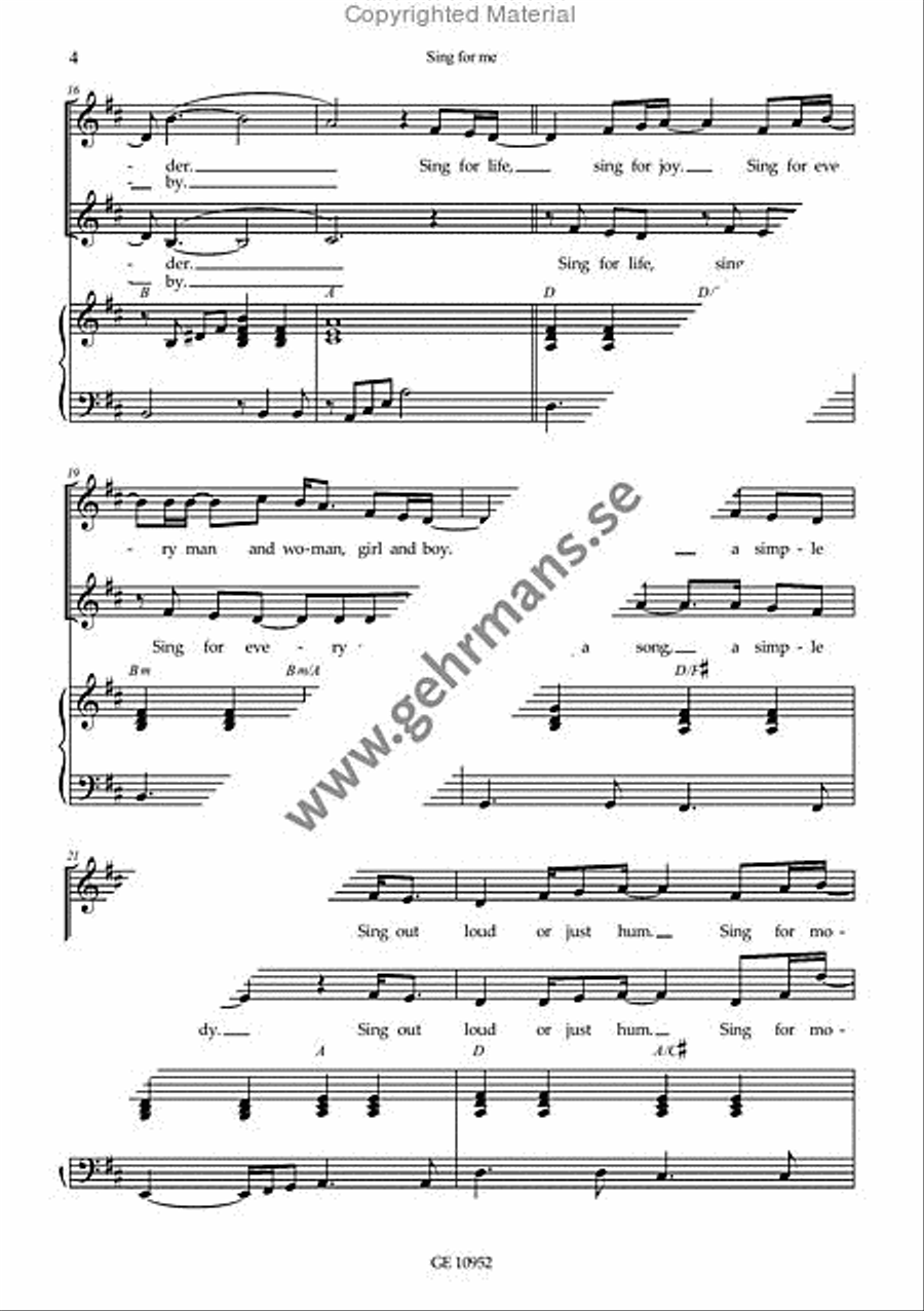 Sing for me SA scores gallery preview page 4