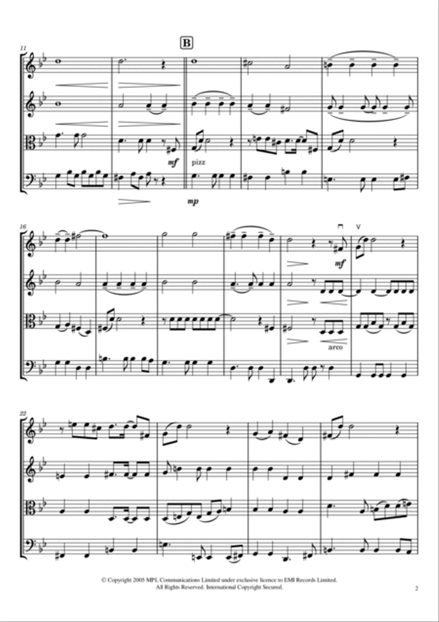 This Never Happened Before String Quartet scores gallery preview page 2