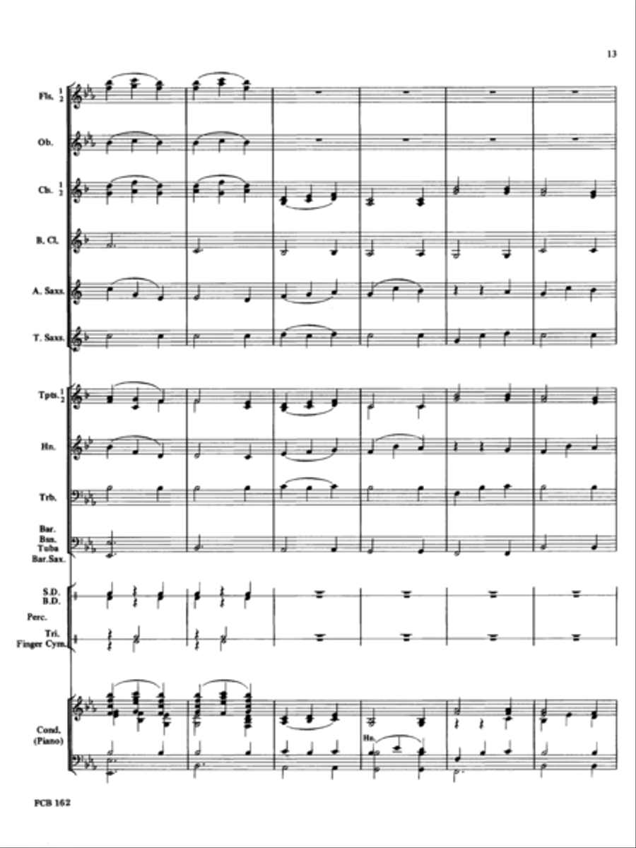 A Yuletide Celebration Concert Band scores gallery preview page 13