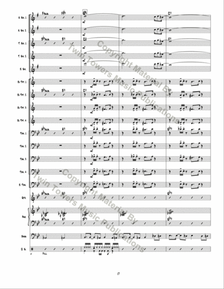 Daddy's House Party Jazz Ensemble scores gallery preview page 18