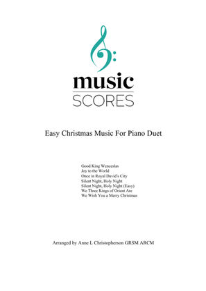 Book cover for Easy Christmas Music - Piano Duet