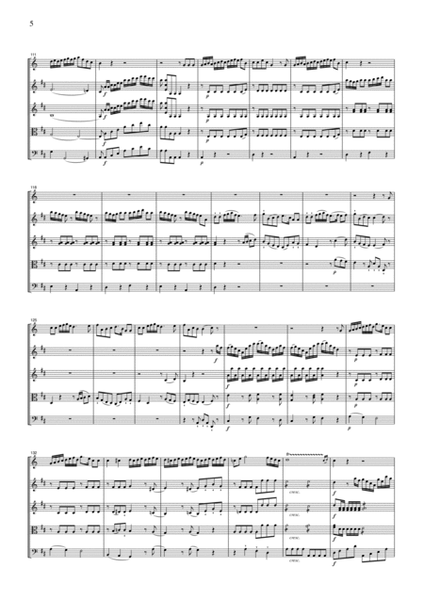 Mozart Horn Concerto D dur K.412 all mvts, for Horn(or Viola) and String Quartet, CM061