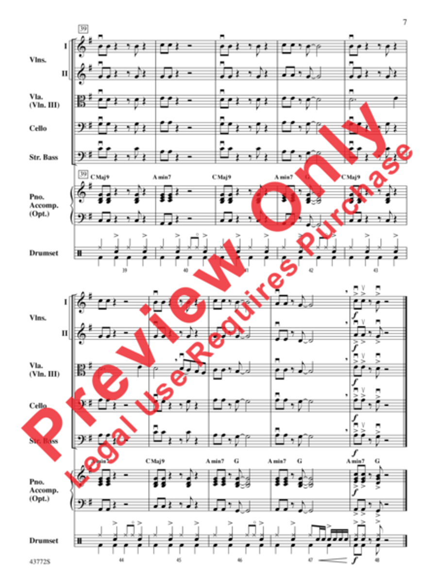 Birthday String Orchestra scores gallery preview page 8
