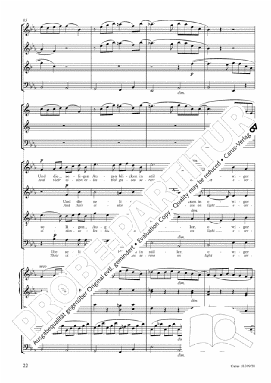 Schicksalslied, Op. 54 Choir scores gallery preview page 23