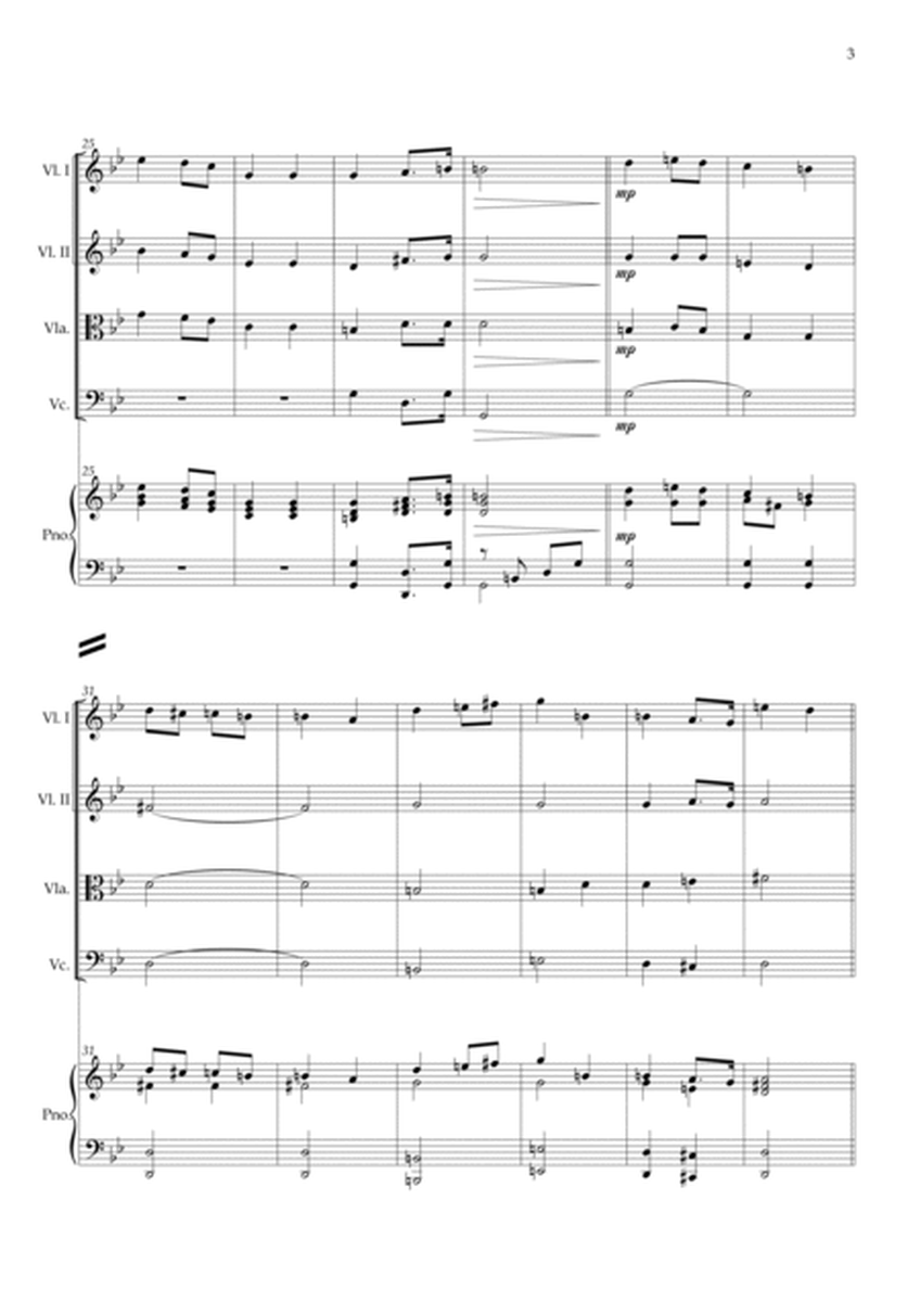 Wedding March (Wagner) Strings Quartet Piano image number null