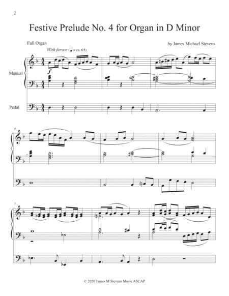 Festive Prelude No. 4 for Organ image number null