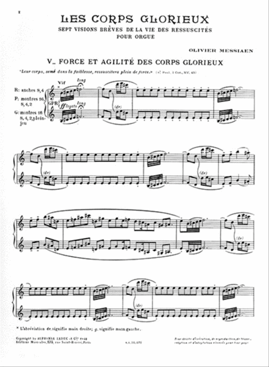 The Glorious Bodies – Volume 3 Organ scores gallery preview page 2