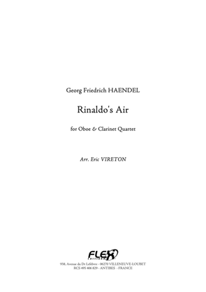 Book cover for Air de Rinaldo