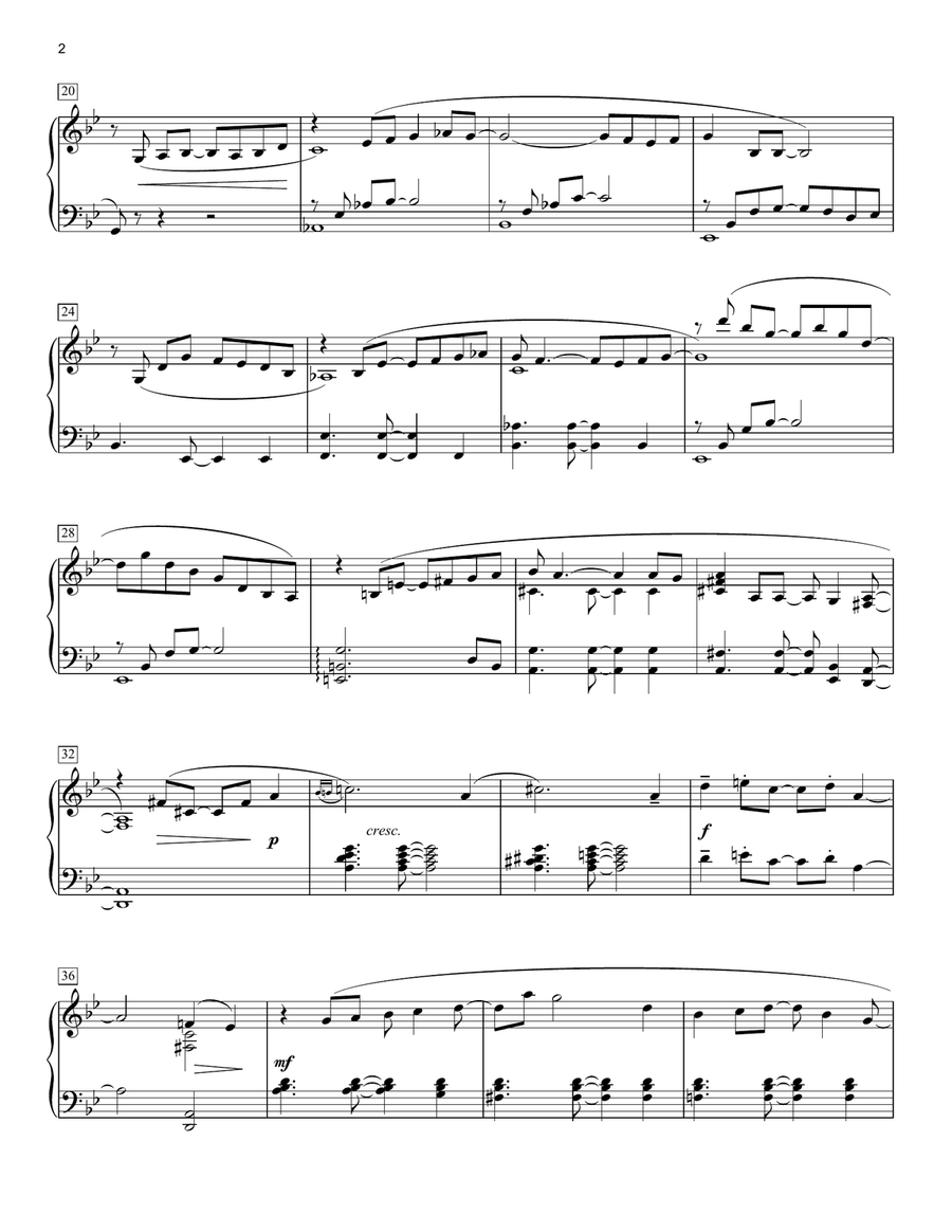 This Masquerade (arr. Phillip Keveren) Piano Solo scores gallery preview page 2