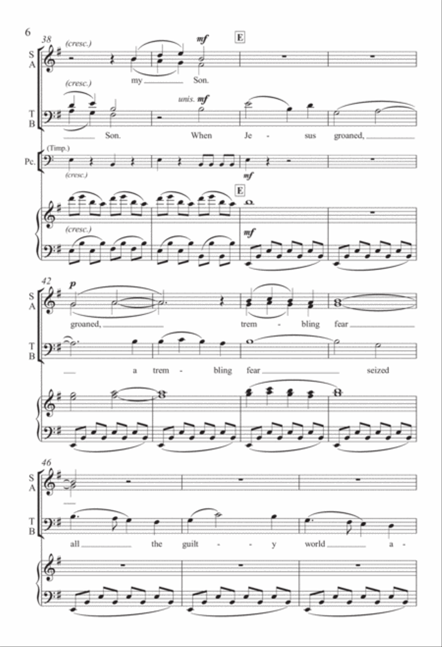 When Jesus Wept 4-Part scores gallery preview page 5