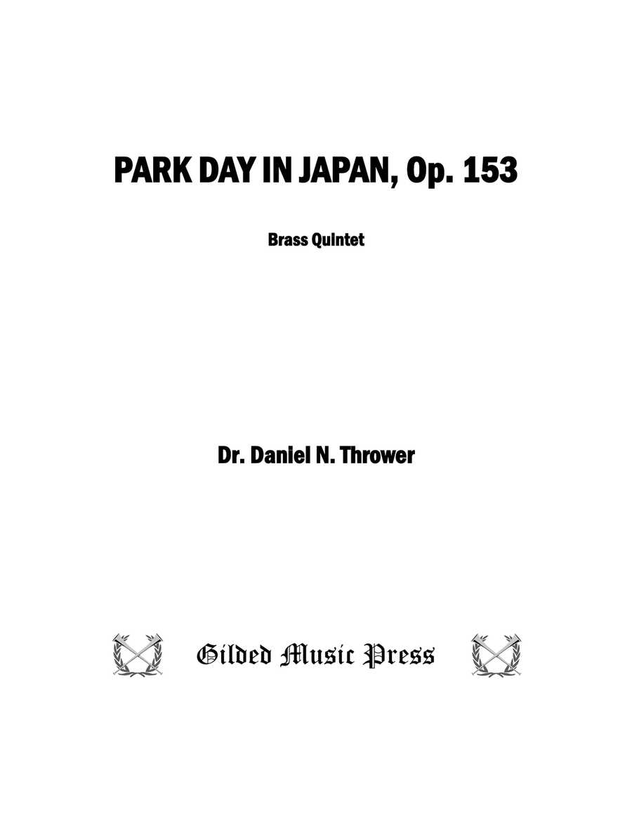Park Day in Japan, Op. 153 Brass Quintet scores gallery preview page 3