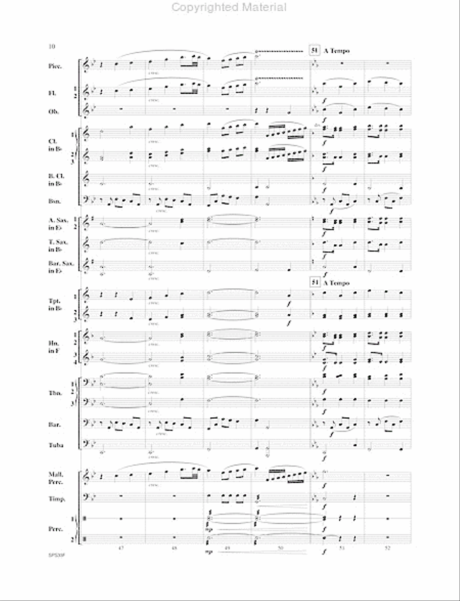 I Wonder As I Wander I Wonder As I Wander Concert Band scores gallery preview page 11