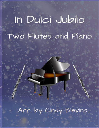 Book cover for In Dulci Jubilo, Two Flutes and Piano