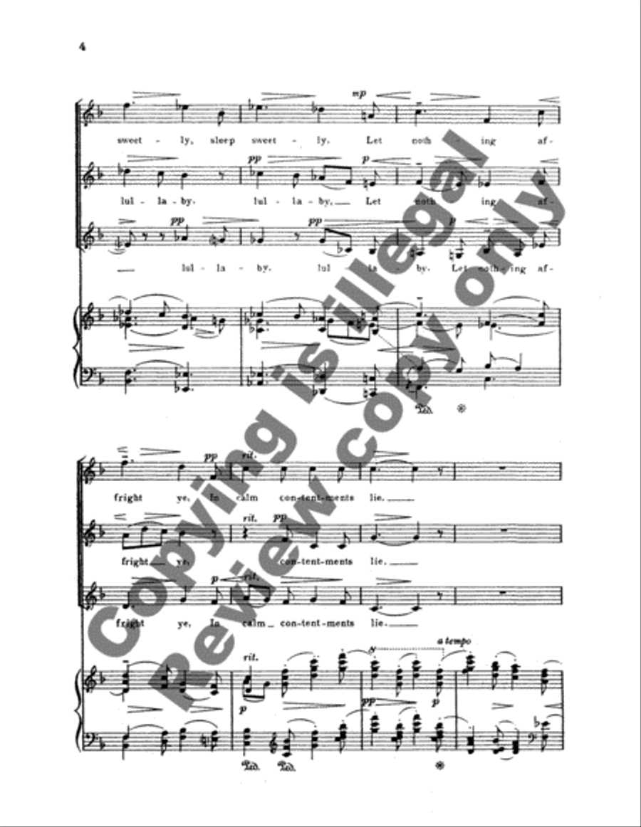 Rest, Sweet Nymph SSA scores gallery preview page 5