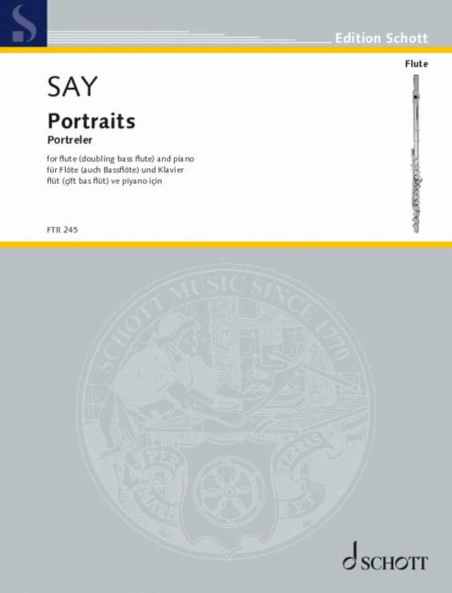 Portraits Portraits Flute Solo scores gallery preview page 1