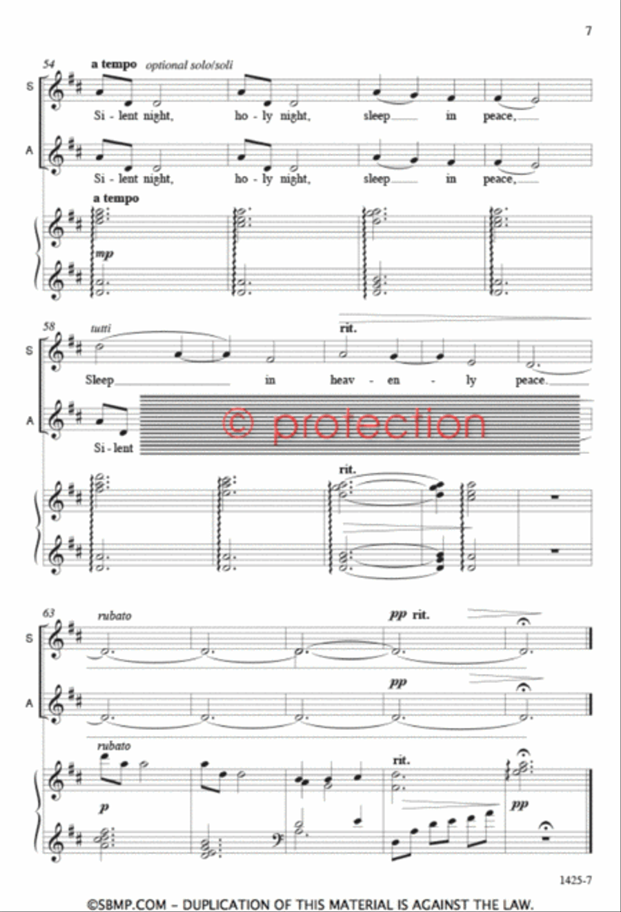 Lullaby for a King SA scores gallery preview page 6