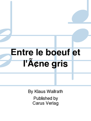 Book cover for Entre le boeuf et l'ane gris