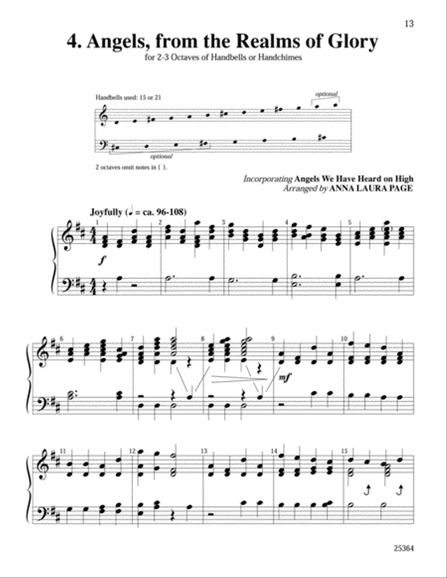5 for Fall for Beginning Ringers Handbell Choir scores gallery preview page 5